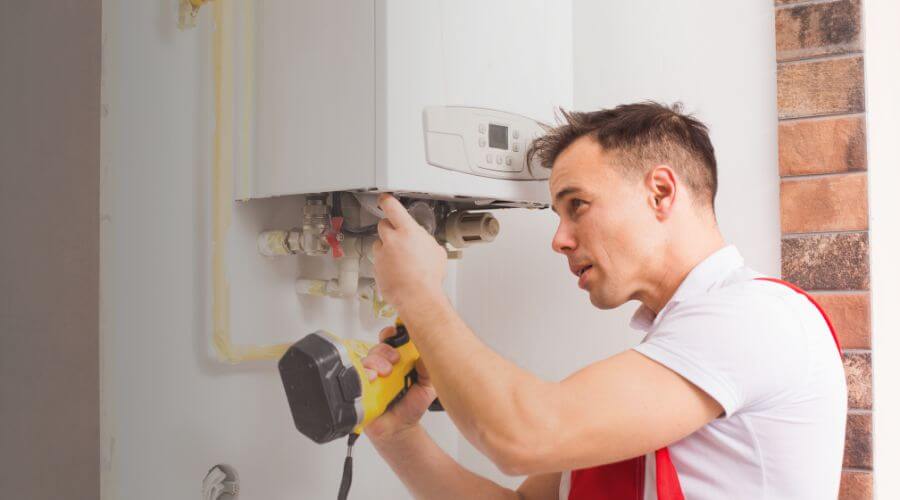 Local tankless water heater installation in Milford, MA
